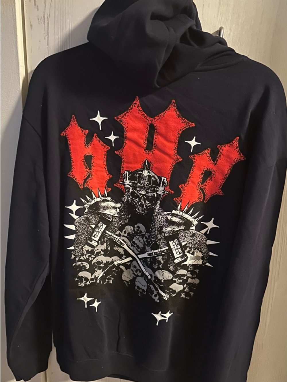 WWE HHH BLACK AND RED HOODIE - Picture 2 of 4